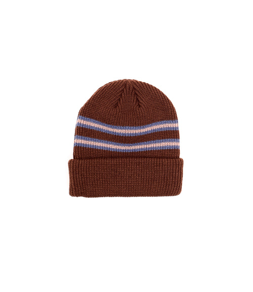 Billy Brown Knit Beanie by Garden Skateboards, view 2