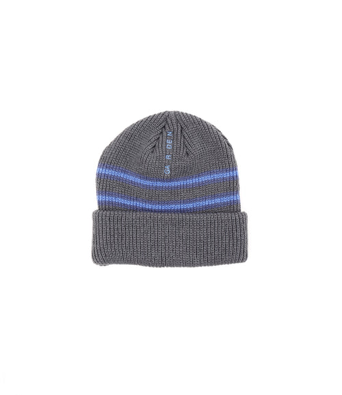 Billy Grey Knit Beanie by Garden Skateboards
