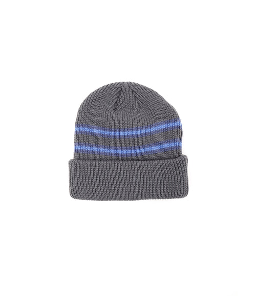 Billy Grey Knit Beanie by Garden Skateboards, view 2