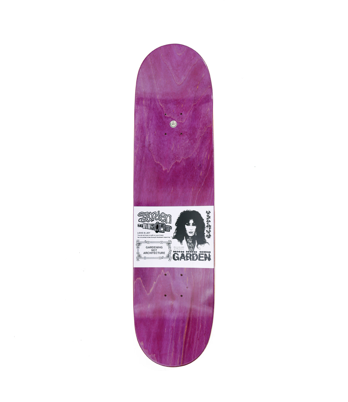 Goddess Deck by Garden Skateboards, view 2