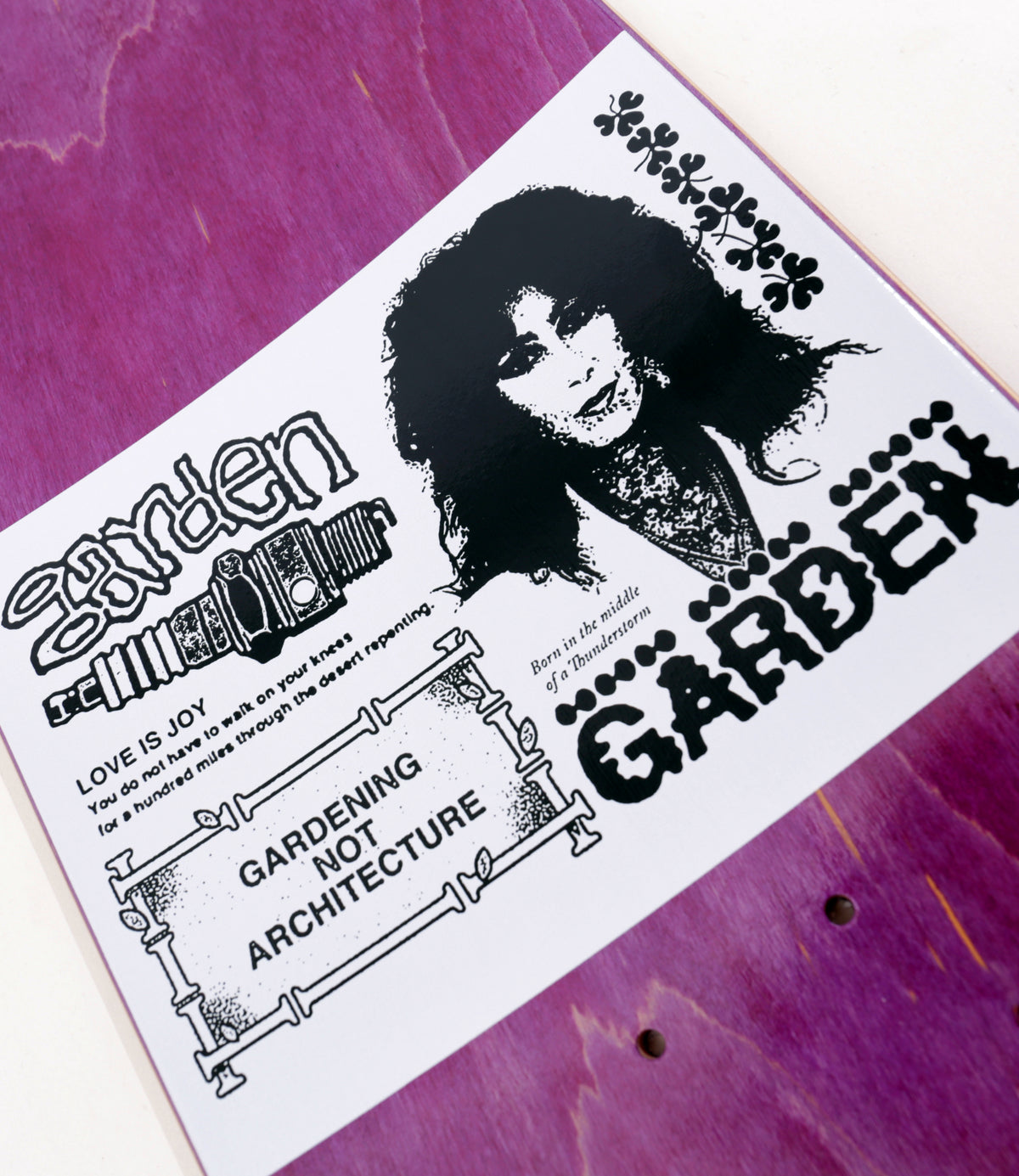 Goddess Deck by Garden Skateboards, view 4