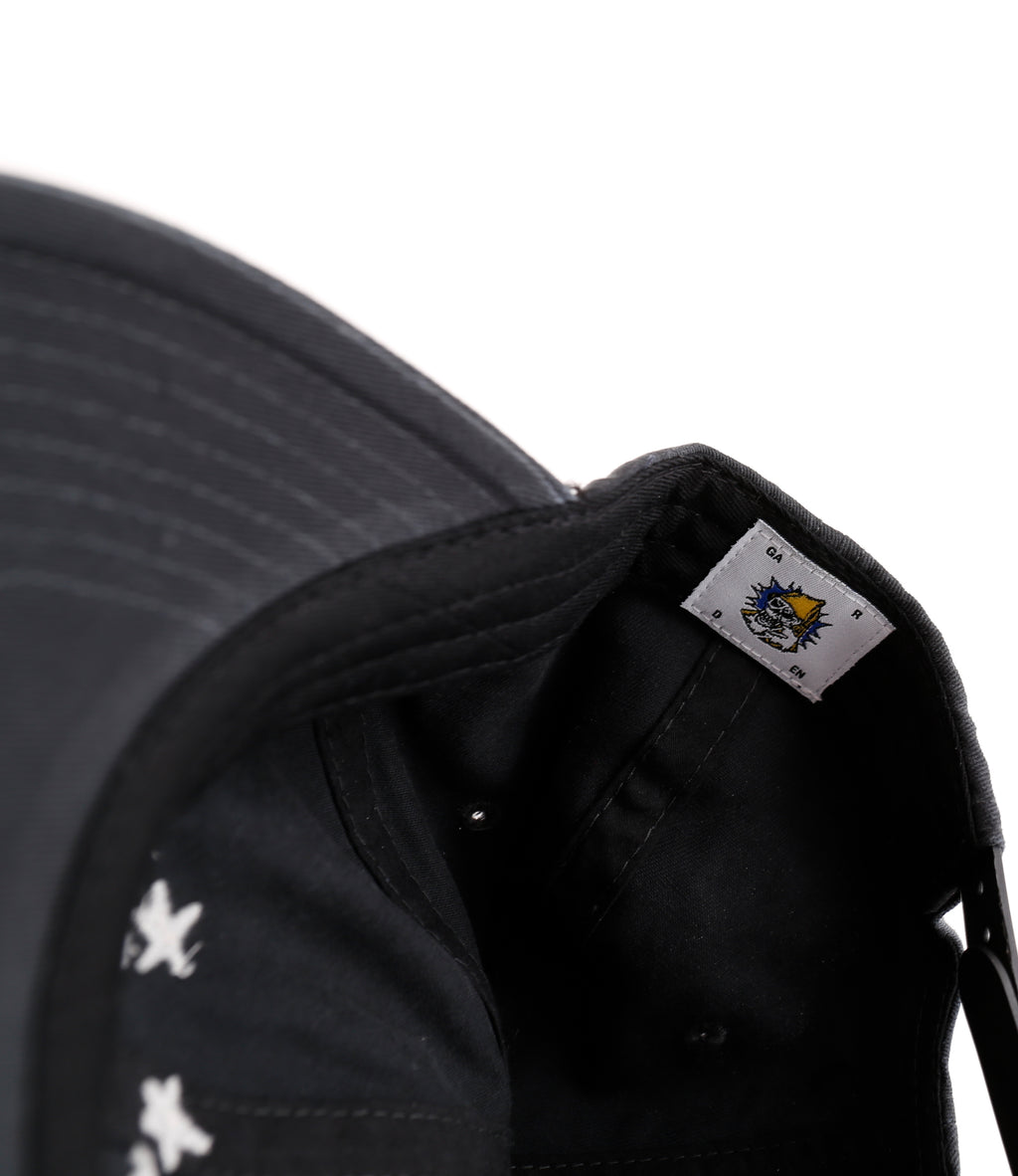 Mayo Cap Washed Black by Garden Skateboards, view 4